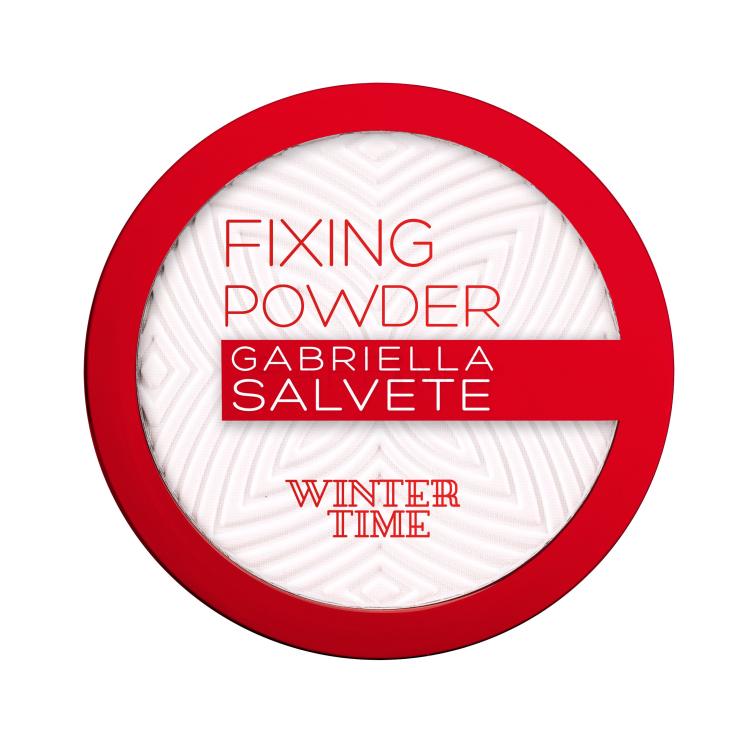 Gabriella Salvete Winter Time Fixing Powder Puder v prahu za ženske 9 g Odtenek Transparent