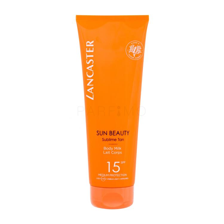 Lancaster Sun Beauty Body Milk SPF15 Zaščita pred soncem za telo 250 ml