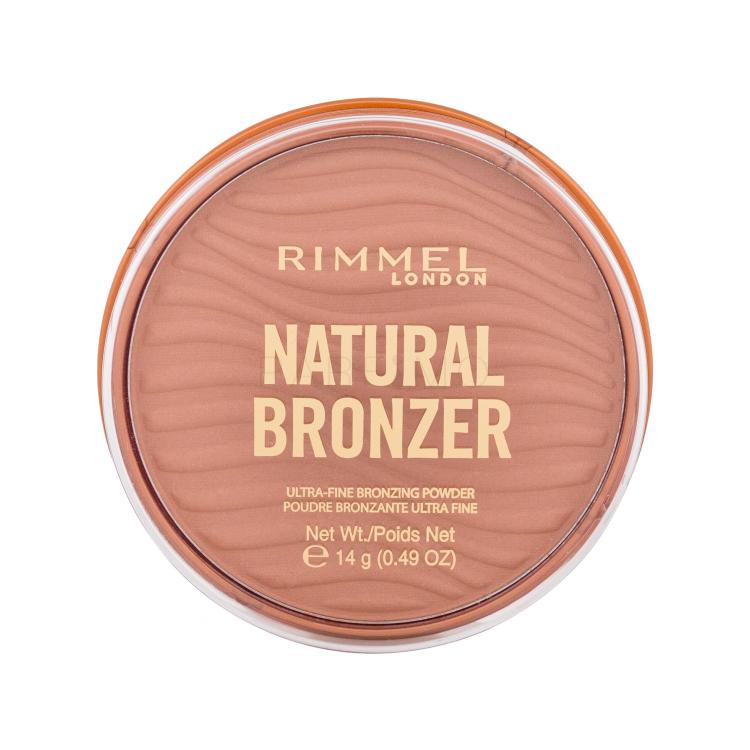 Rimmel London Natural Bronzer Ultra-Fine Bronzing Powder Bronzer za ženske 14 g Odtenek 001 Sunlight