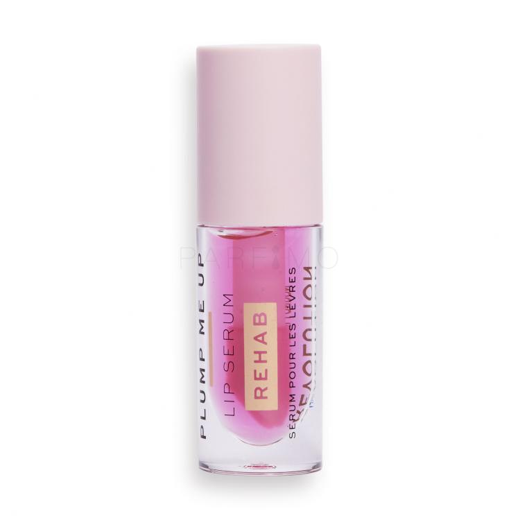 Makeup Revolution London Rehab Plump Me Up Lip Serum Olje za ustnice za ženske 4,6 ml Odtenek Pink Glaze