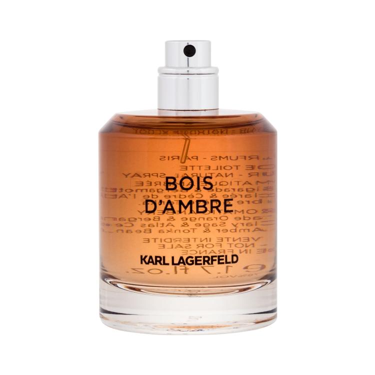 Karl Lagerfeld Les Parfums Matières Bois d&#039;Ambre Toaletna voda za moške 50 ml tester