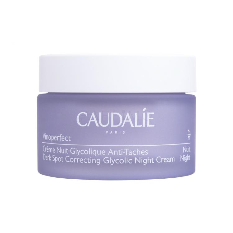 Caudalie Vinoperfect Dark Spot Correct Glycolic Night Cream Nočna krema za obraz za ženske 50 ml