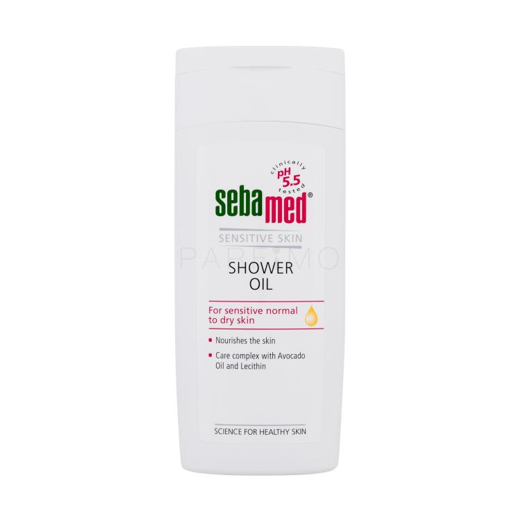 SebaMed Sensitive Skin Shower Oil Oljni gel za prhanje za ženske 200 ml