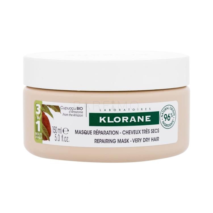 Klorane Organic Cupuaçu Repairing Mask Maska za lase za ženske 150 ml