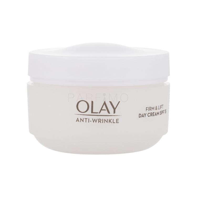 Olay Anti-Wrinkle Firm &amp; Lift SPF15 Dnevna krema za obraz za ženske 50 ml