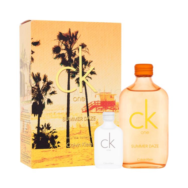 Calvin Klein CK One Summer Daze Darilni set toaletna voda 100 ml + toaletna voda CK One 15 ml