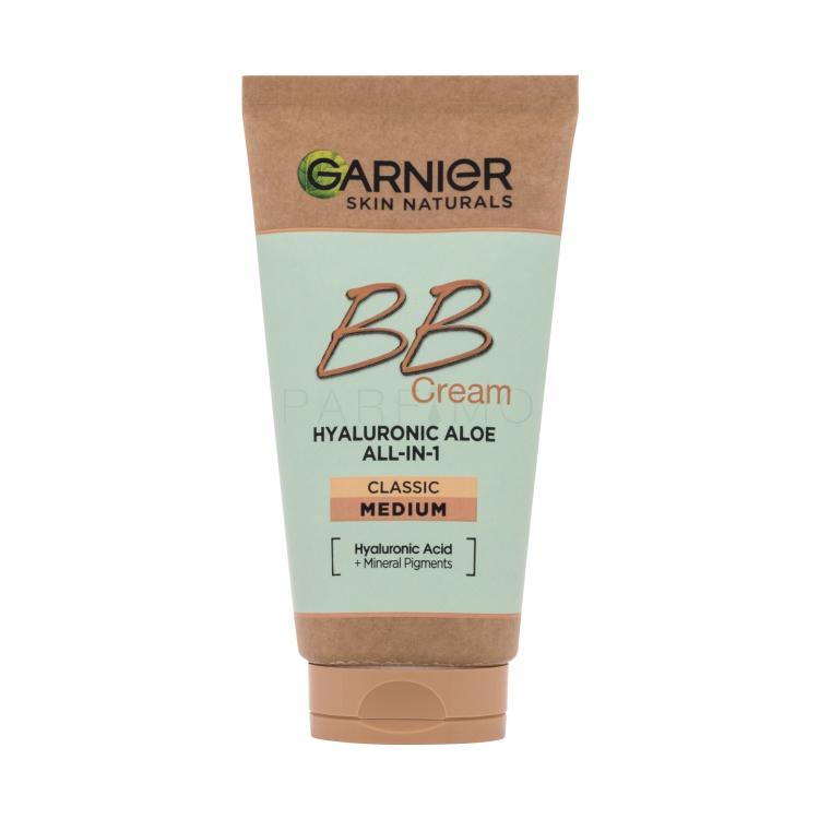 Garnier Skin Naturals BB Cream Hyaluronic Aloe All-In-1 SPF25 BB krema za ženske 50 ml Odtenek Medium