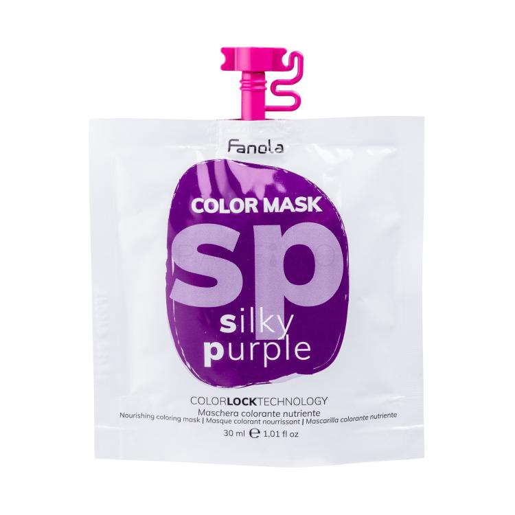 Fanola Color Mask Barva za lase za ženske 30 ml Odtenek Silky Purple
