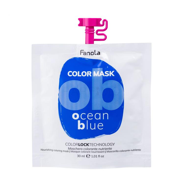 Fanola Color Mask Barva za lase za ženske 30 ml Odtenek Ocean Blue