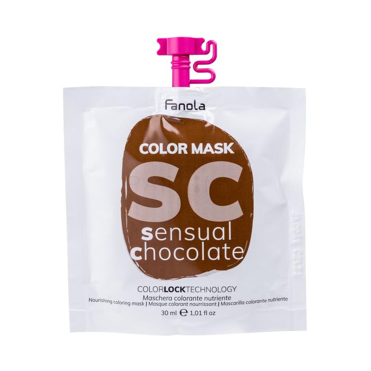 Fanola Color Mask Barva za lase za ženske 30 ml Odtenek Sensual Chocolate