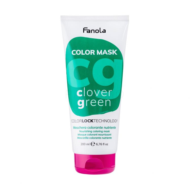 Fanola Color Mask Barva za lase za ženske 200 ml Odtenek Clover Green