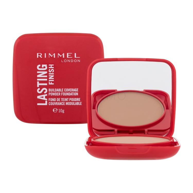 Rimmel London Lasting Finish Powder Foundation Puder za ženske 10 g Odtenek 007 Golden Beige