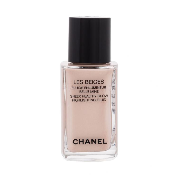 Chanel Les Beiges Sheer Healthy Glow Highlighting Fluid Osvetljevalec za ženske 30 ml Odtenek Pearly Glow