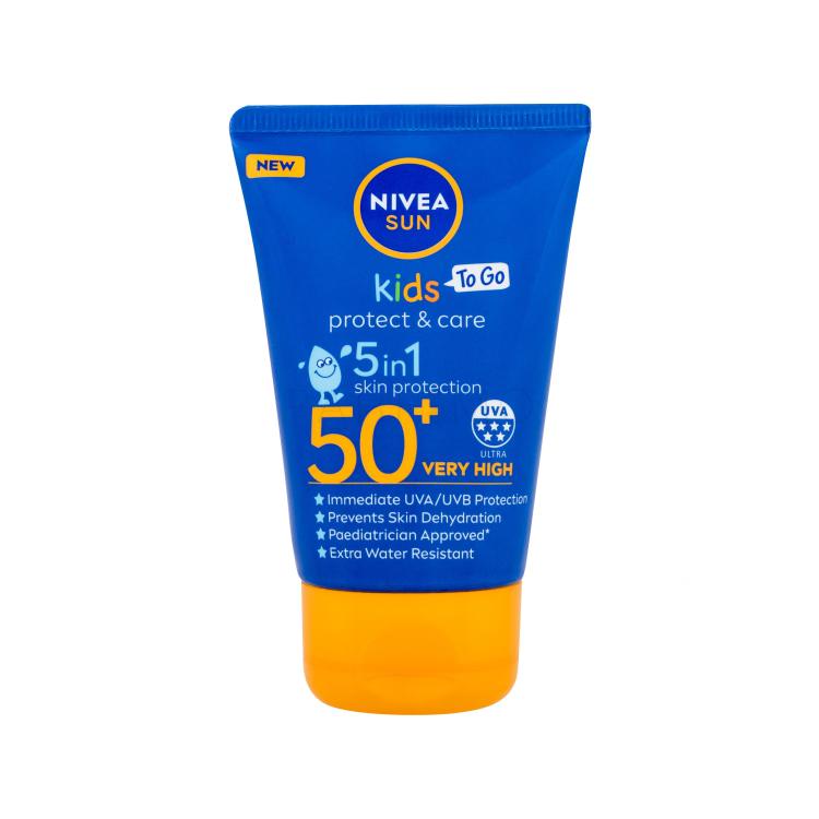 Nivea Sun Kids Protect &amp; Care Sun Lotion 5 in 1 SPF50+ Zaščita pred soncem za telo za otroke 50 ml