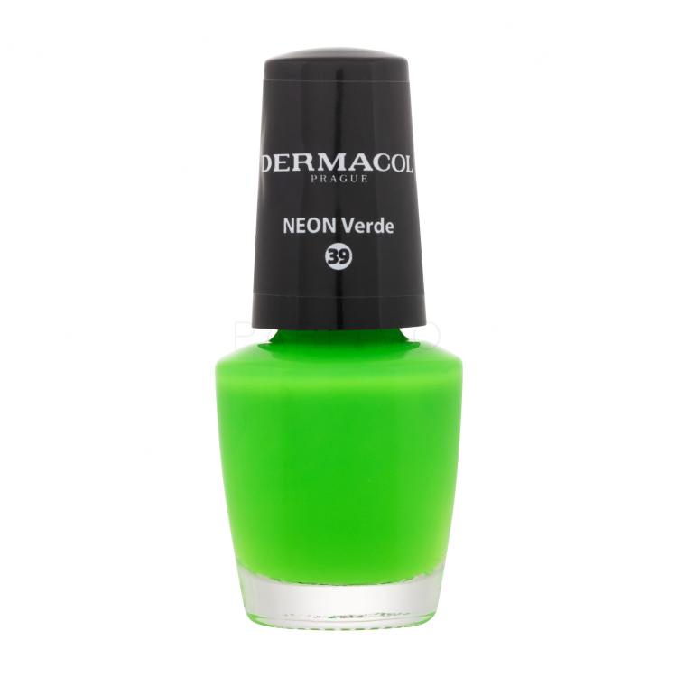 Dermacol Neon Lak za nohte za ženske 5 ml Odtenek 39 Neon Verde