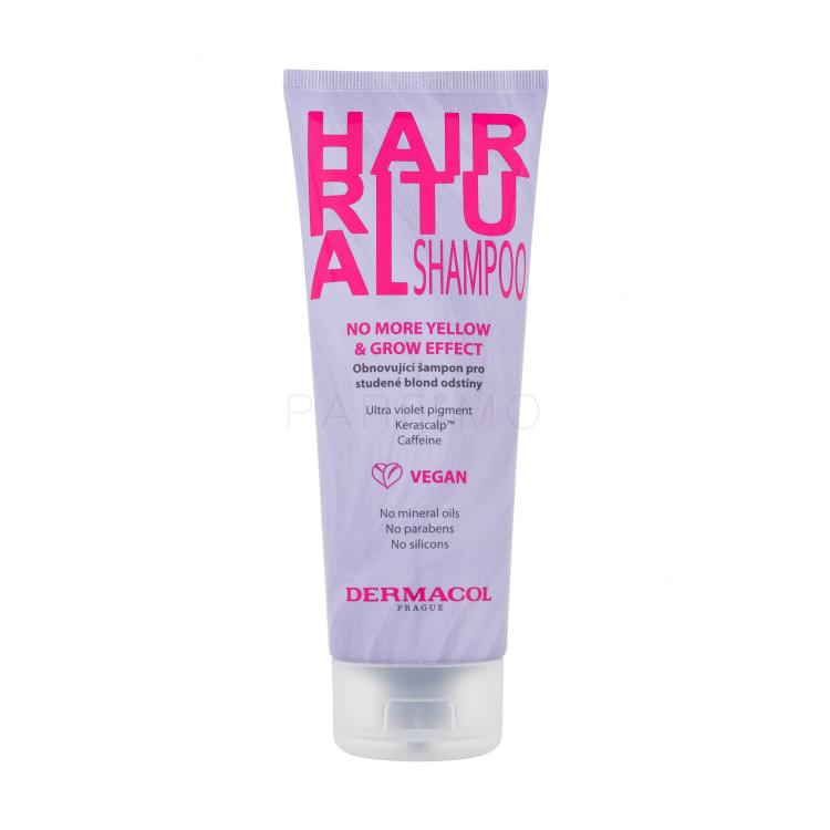Dermacol Hair Ritual No More Yellow &amp; Grow Shampoo Šampon za ženske 250 ml