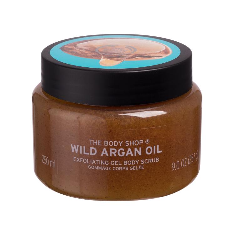 The Body Shop Wild Argan Oil Exfoliating Gel Body Scrub Piling za telo za ženske 250 ml
