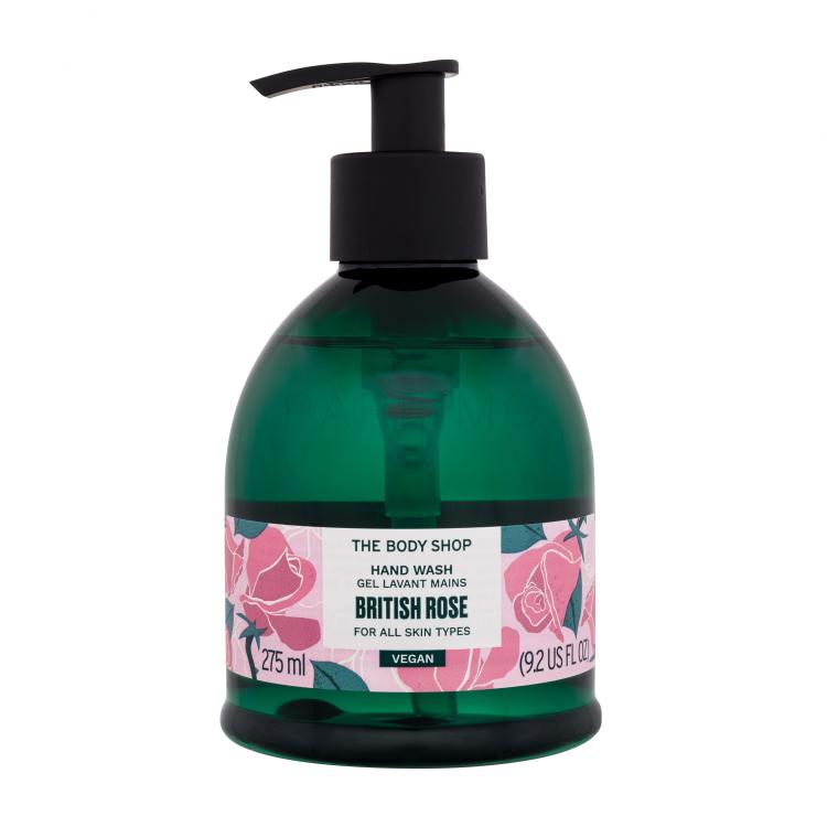 The Body Shop British Rose Hand Wash Tekoče milo za ženske 275 ml