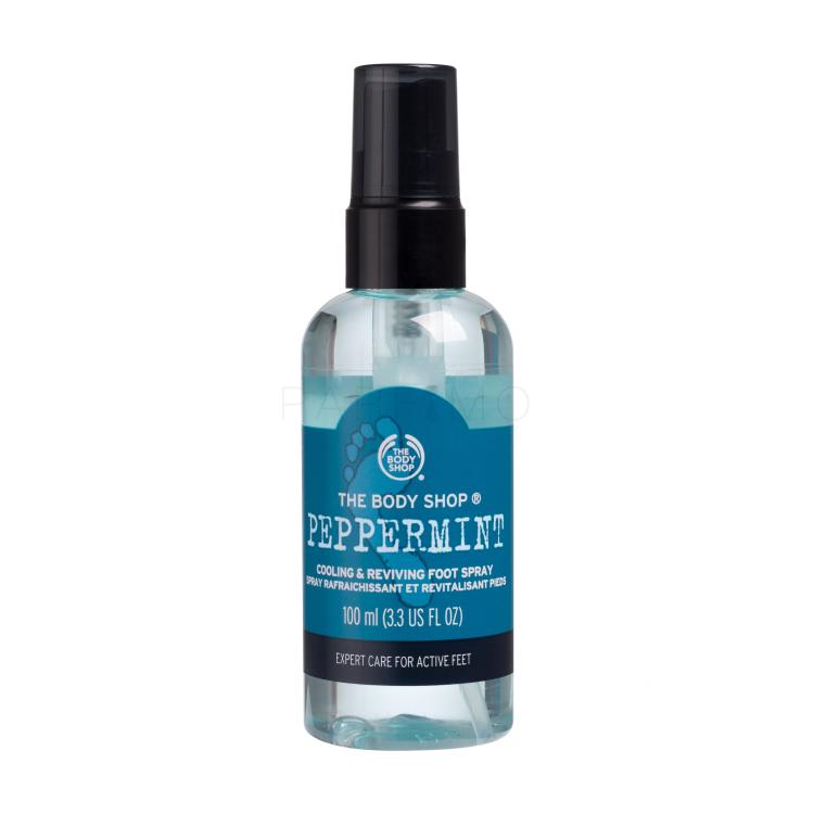 The Body Shop Peppermint Cooling &amp; Reviving Spray Sprej za noge za ženske 100 ml