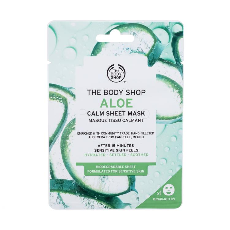 The Body Shop Aloe Calm Sheet Mask Maska za obraz za ženske 1 kos