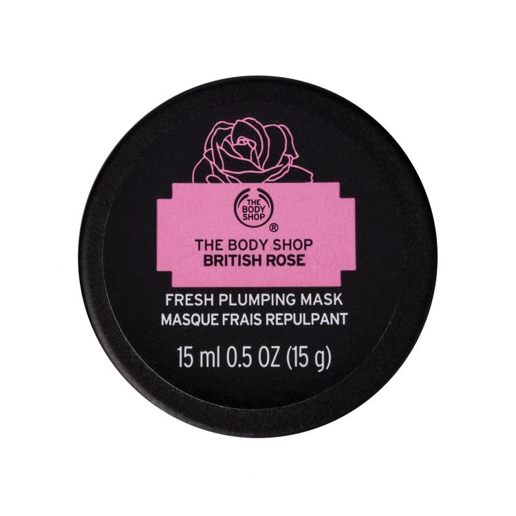 The Body Shop British Rose Fresh Plumping Mask Maska za obraz za ženske 15 ml