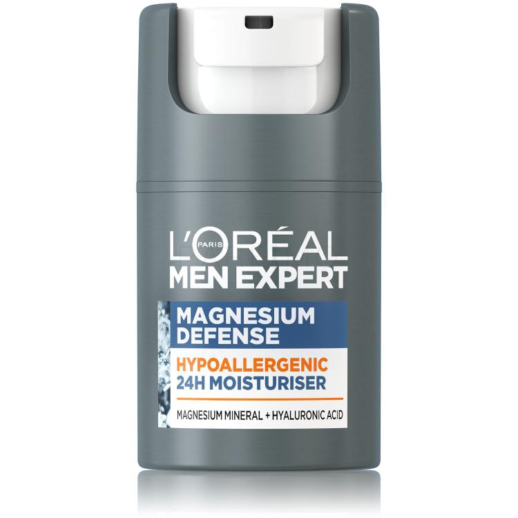 L&#039;Oréal Paris Men Expert Magnesium Defence 24H Dnevna krema za obraz za moške 50 ml