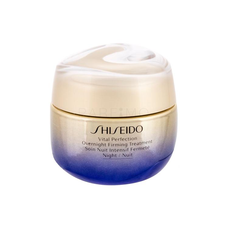 Shiseido Vital Perfection Overnight Firming Treatment Nočna krema za obraz za ženske 50 ml poškodovana škatla