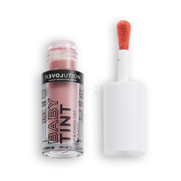 Revolution Relove Baby Tint Lip &amp; Cheek Šminka za ženske 1,4 ml Odtenek Rose