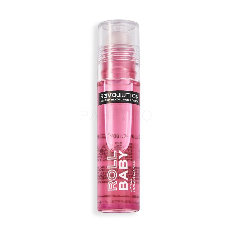 Revolution Relove Baby Roll Lip Oil Olje za ustnice za ženske 5 ml Odtenek Goji Berry