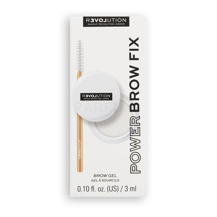 Revolution Relove Power Brow Fix Gel za obrvi za ženske 3 ml