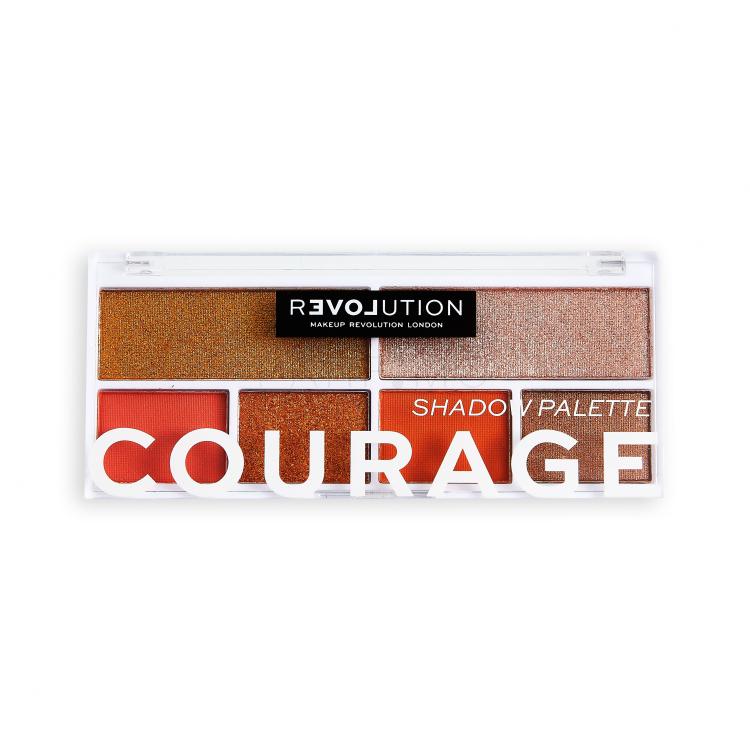 Revolution Relove Colour Play Shadow Palette Senčilo za oči za ženske 5,2 g Odtenek Courage
