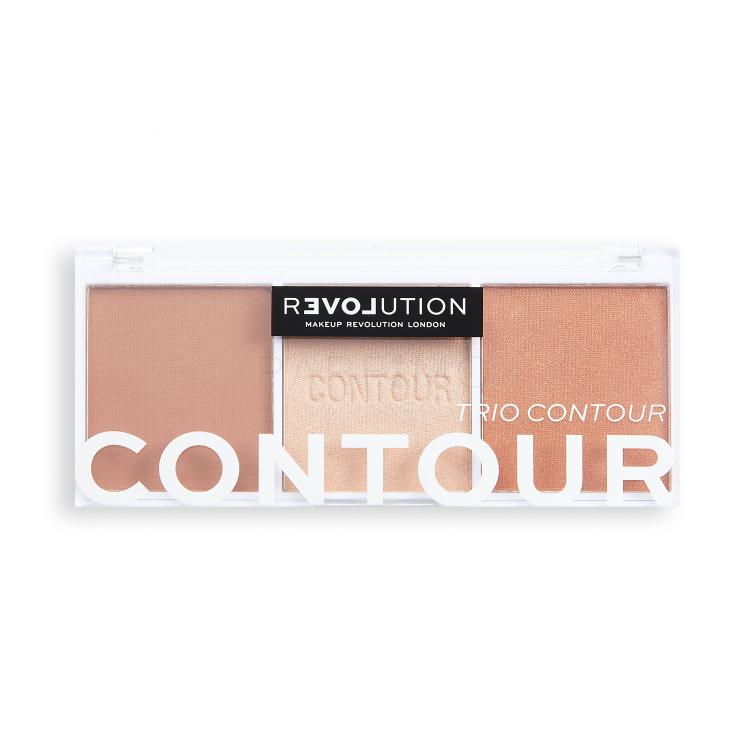 Revolution Relove Colour Play Contour Trio Paletka za konturing za ženske 6 g Odtenek Baked Sugar