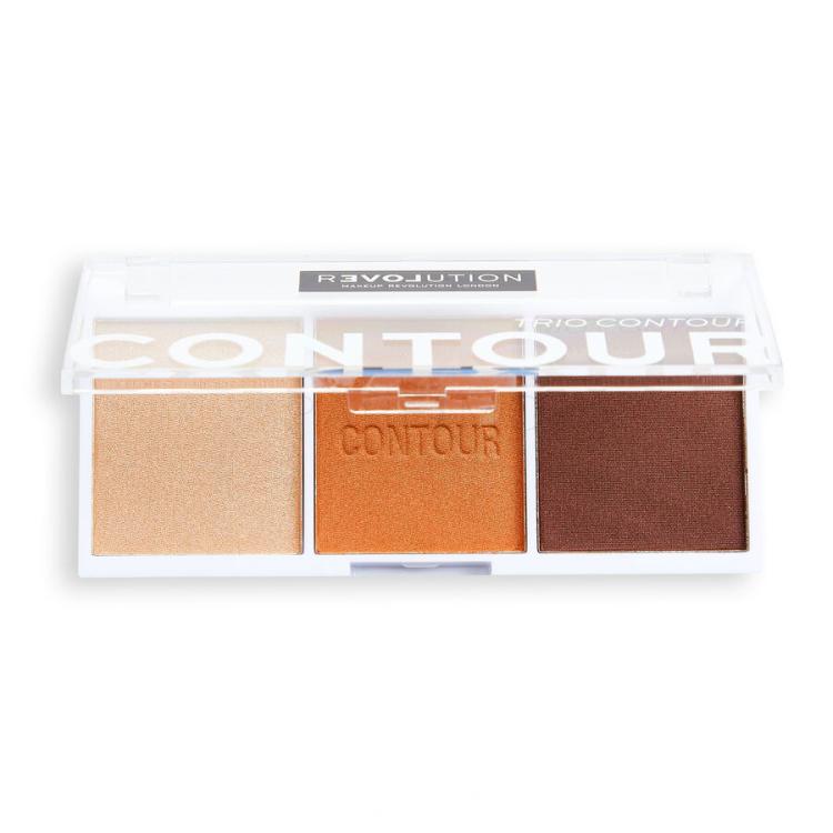 Revolution Relove Colour Play Contour Trio Paletka za konturing za ženske 6 g Odtenek Bronze Sugar