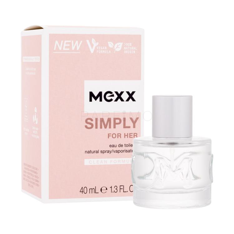 Mexx Simply Toaletna voda za ženske 40 ml poškodovana škatla