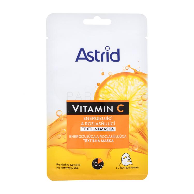 Astrid Vitamin C Tissue Mask Maska za obraz za ženske 1 kos