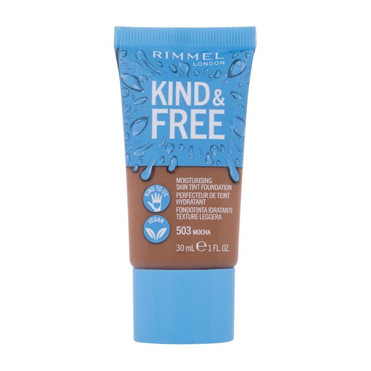 Rimmel London Kind &amp; Free Skin Tint Foundation Puder za ženske 30 ml Odtenek 503 Mocha