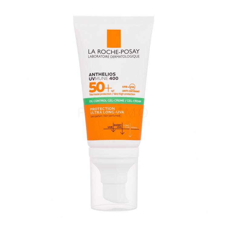 La Roche-Posay Anthelios UVMUNE 400 Oil Control Gel-Cream SPF50+ No Parfum Zaščita pred soncem za obraz 50 ml