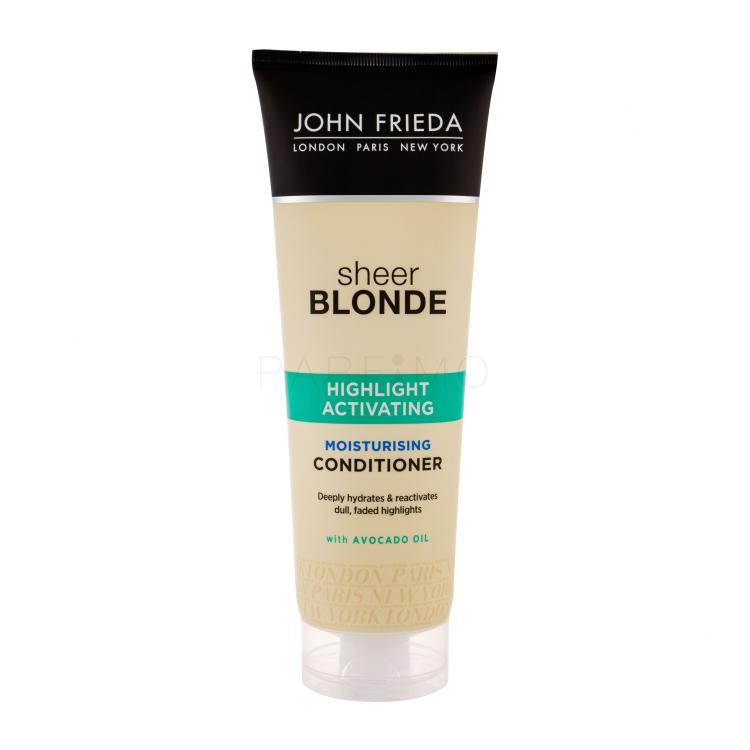 John Frieda Sheer Blonde Highlight Activating Balzam za lase za ženske 250 ml poškodovana embalaža