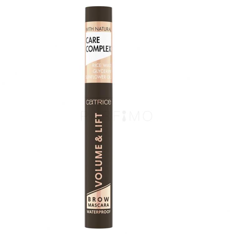 Catrice Volume &amp; Lift Maskara za obrvi za ženske 5 ml Odtenek 040 Dark Brown
