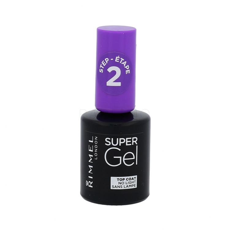 Rimmel London Super Gel Top Coat Lak za nohte za ženske 12 ml poškodovana steklenička