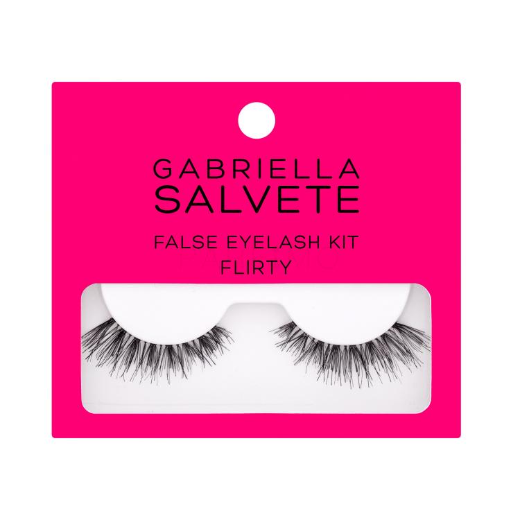 Gabriella Salvete False Eyelash Kit Flirty Umetne trepalnice za ženske Set