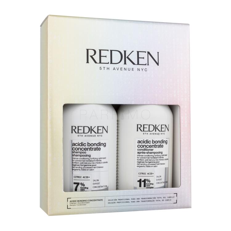 Redken Acidic Bonding Concentrate Darilni set šampon Acidic Bonding Concentrate 300 ml + balzam Acidic Bonding Concentrate 300 ml