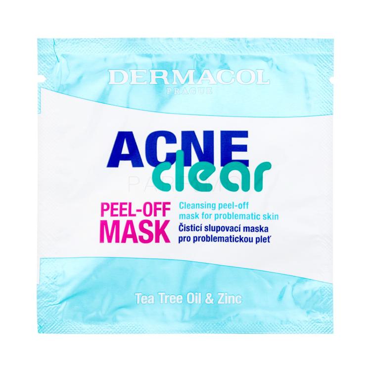 Dermacol AcneClear Peel-Off Mask Maska za obraz za ženske 8 ml