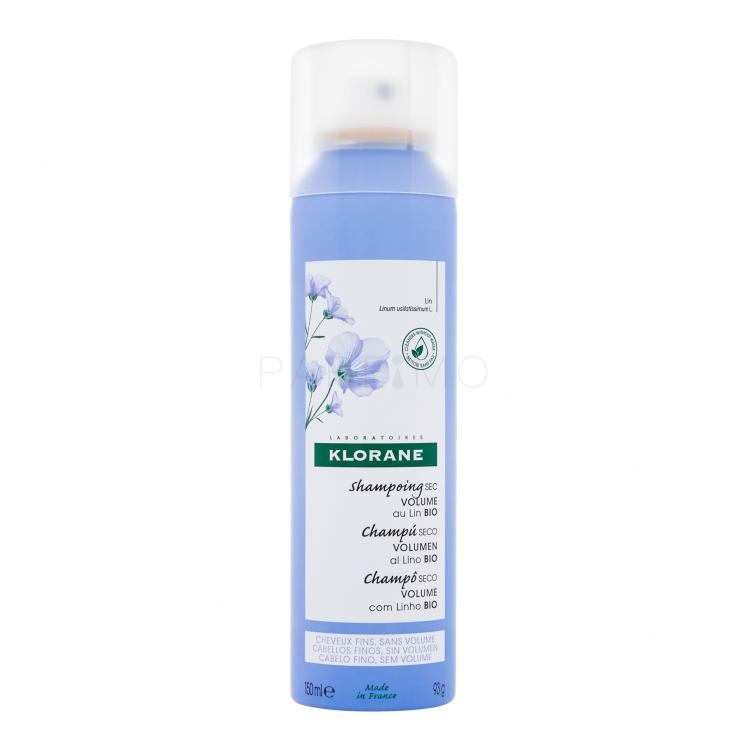 Klorane Organic Flax Volume Suhi šampon za ženske 150 ml