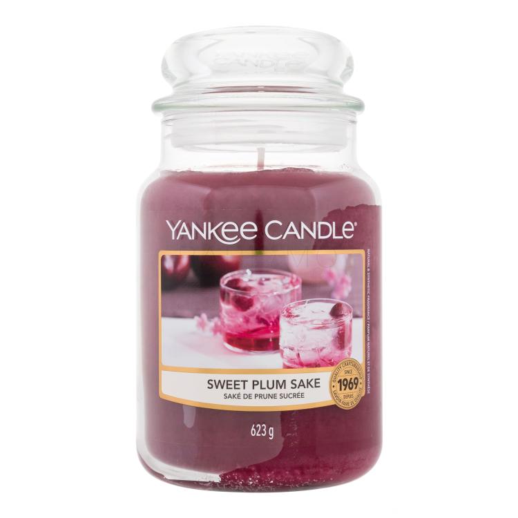 Yankee Candle Sweet Plum Sake Dišeča svečka 623 g