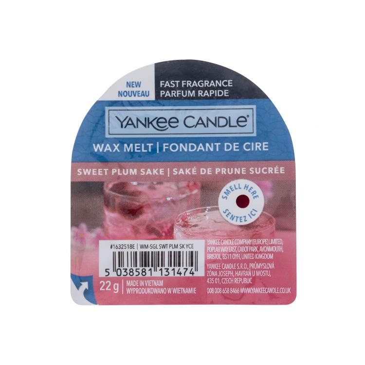 Yankee Candle Sweet Plum Sake Dišeči vosek 22 g