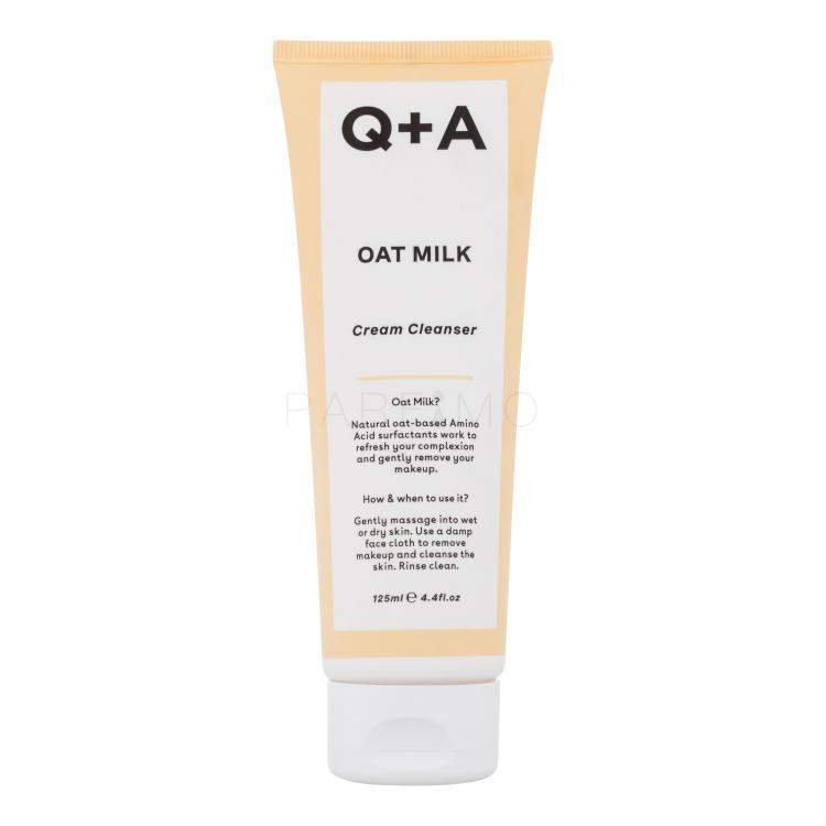 Q+A Oat Milk Cream Cleanser Čistilna krema za ženske 125 ml