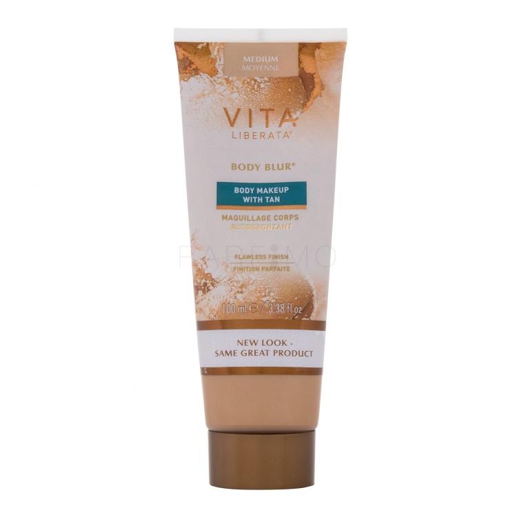 Vita Liberata Body Blur™ Body Makeup With Tan Puder za ženske 100 ml Odtenek Medium