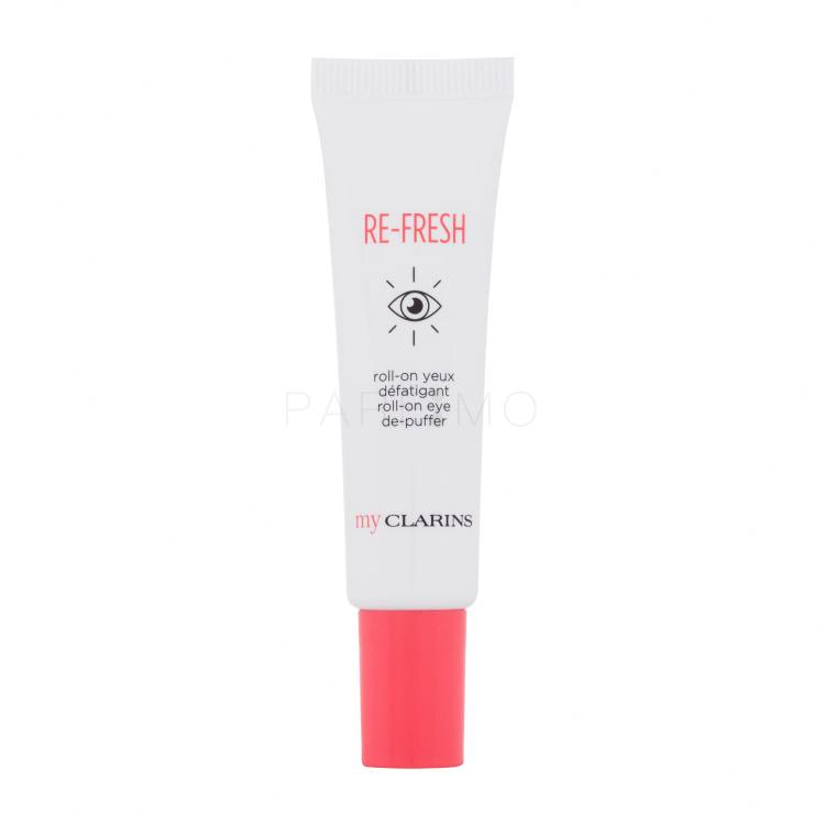 Clarins Re-Fresh Roll-On Eye De-Puffer Gel za okoli oči za ženske 15 ml
