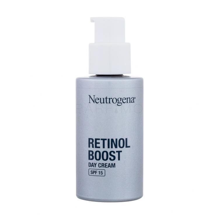 Neutrogena Retinol Boost Day Cream SPF15 Dnevna krema za obraz 50 ml poškodovana škatla